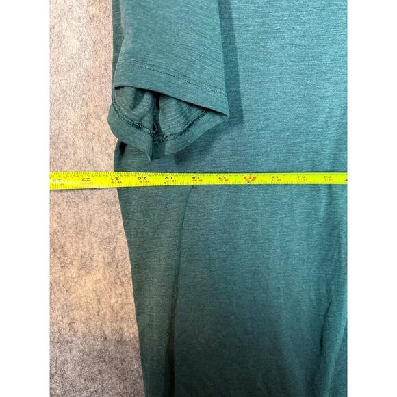 Lululemon Mens Evolution Green Short Sleeve Polo Shirt - Large - Picture 5 of 6